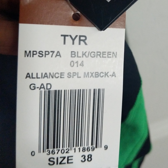 TYR Alliance Xtra Life Lycra Diamondback Splice 2023 Size 38 - Picture 2 of 12